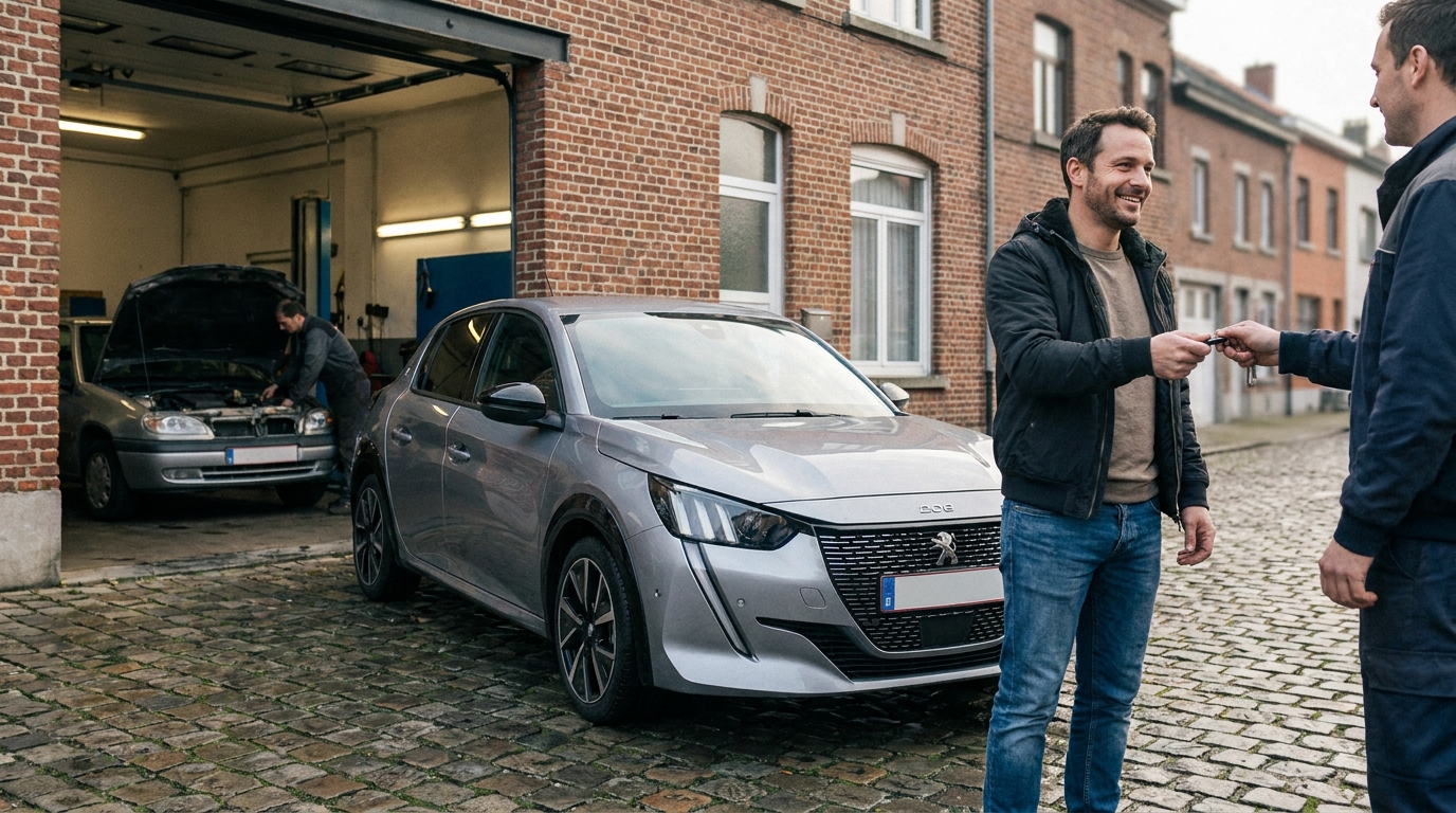 Voiture en panne à Liège : louer une voiture de remplacement rapidement en 2026