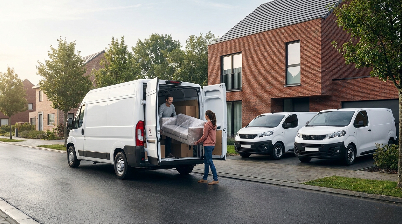 Location camionnette déménagement à Liège : quelle taille choisir en 2026 ?